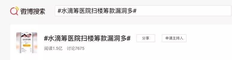 水滴筹“扫楼”医院拉人头，漏洞有多大？        